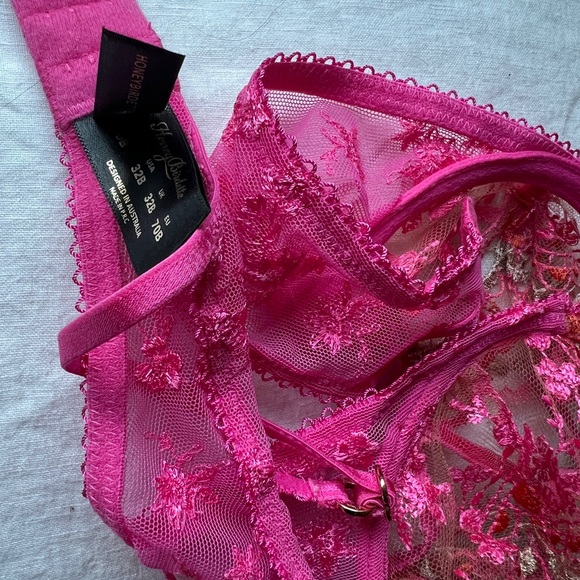Honey Birdette Meika Pink 3 piece set - Picture 8 of 14